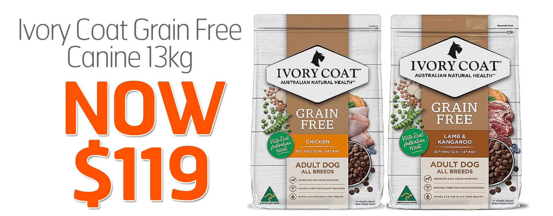 Premium dry food over $100 offer